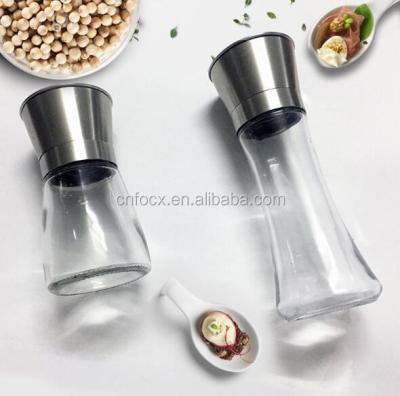 China Sustainable Manual Pepper Salt Mill Grinder / Spice Mill Kitchen Tool / Kitchen Muller Mill for sale