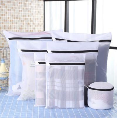 China Durable 7PCS Mesh Laundry Bag Cloth Washing Bag Mesh Bra Bag Washing Machines for sale