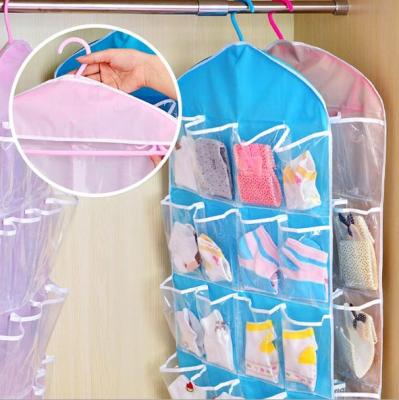 China Top Selling Sustainable Clothes Storage Bag Child Hanging Storage Bag / Small Objects Storage Closet for sale