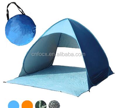 China Durable Automatic Beach Tent / Camper Fishing UV Protective Shelter Cover / Outdoor Camping Sunshade Tent for sale