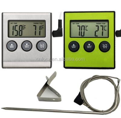 China High Quality BBQ Timer/Digital BBQ Thermometer LCD Display BBQ Thermometer/BBQ Oven Thermometer for sale