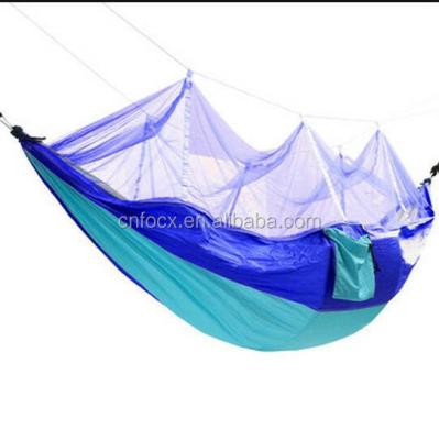 China Convenient Outdoor Mosquito Net Double Hammock / Hanging Swing Bed / Swing Bed With Mosquito Net for sale