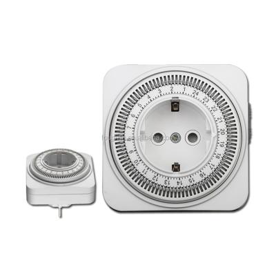 China Multifunctional Mechanical Daily Timer Plug Timer into Germany Socket Timer Socket for sale