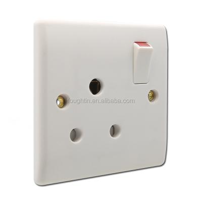 China Bakelite Switch Electrical Socket BG Model Single Switch 15A Socket for sale