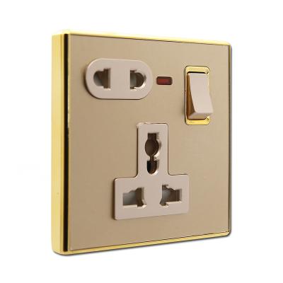 China Residential / General Purpose 5 Pin Multi Function Socket With Switch And Neon for sale