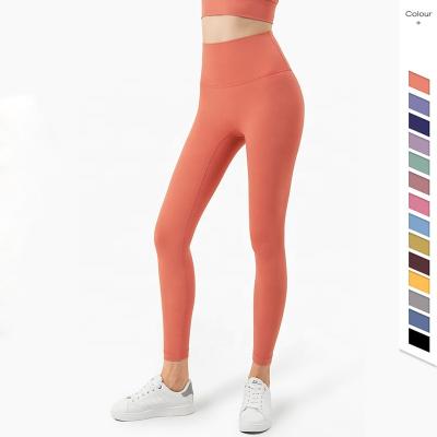 China Breathable Gym Sport Wear Natural Spandex Nylon Custom Printed Seamless Yoga Leggings for sale