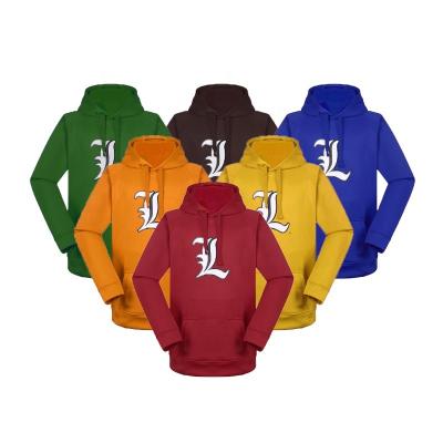 China anti-wrinkle custom logo many colors 280gsm hot sale hooded unisex polyester fleece loose sweatshirt for sale