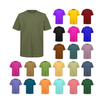 China Anti-Wrinkle OEM Cotton Casual Premium T Shirts With Custom Logo Printed Bulk for sale