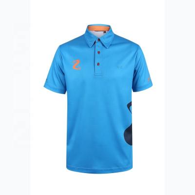 China Anti-Wrinkle 100 Polyester Customized Golf T-Shirts Personalized Work Wear Polo Shirts for sale