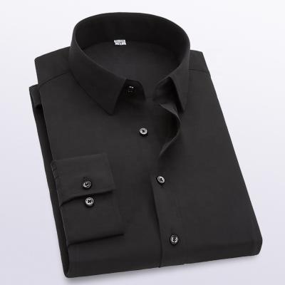 China OEM Fashion Anti-pilling Men's Long Sleeve Mandarin Collar Shirt For Male for sale