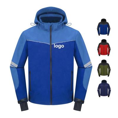 China Custom logo polyester sports softshell jacket men's winter waterproof outdoor cheap soft shell jacket waterproof for sale