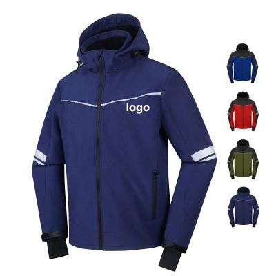 China Custom logo polyester sports softshell jacket men's winter waterproof outdoor cheap soft shell jacket waterproof for sale