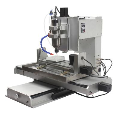 China 600x400x(150)mm EU Newest Mach3 USB 5 TAX FREE TAX Small Axis CNC Machine HY6040 5 Axis CNC Milling Machine 2200W for sale