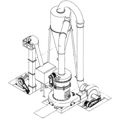 China Calcite Stone Powder MTM130 Raymond Mill 8ton 200 Mesh Grinding Mill Plant For Sale for sale