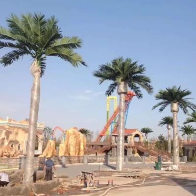 China Fiberglass Plant Anti UV Tree Artificial Coconut Trees For Outdoor Outdoor for sale