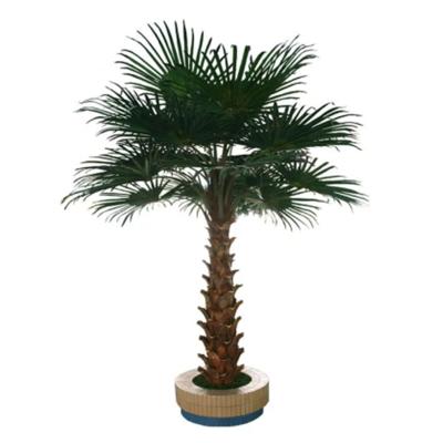 China Outdoor Artificial Hawaii Palm Tree Factory Price Environmental Friendly Large Decorative Palm Trees For Garden for sale