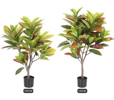 China Plants Garden Decor Faux Potted Artificial Green Decorative Tree Banyan Tree Plastic Banyan Tree for sale