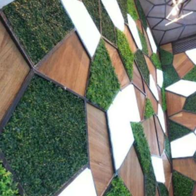 China Environmentally Friendly Outdoor Wedding Faux Green Grass Backdrop Wall Fake Grass Wall Decor Indoor UV Vertical Green Wall for sale