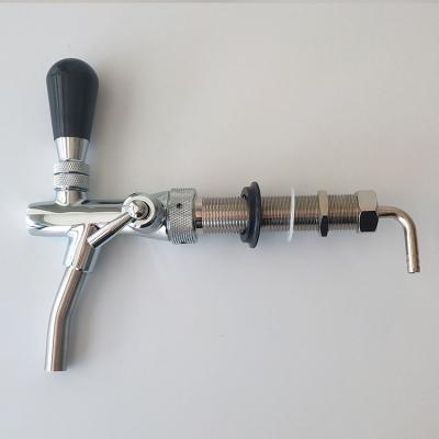 China Wholesale 100mm Leg Flow Control Brass Beer Tap Faucet KD-2259 for sale