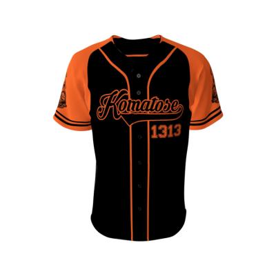 China Custom Baseball Jersey Anti-UV Personalized Full Button Shirts for sale