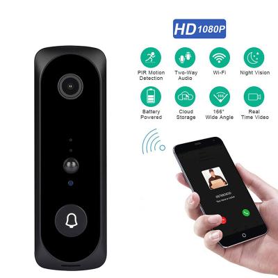 China Wifi Smart Ring Doorbell Camera Wifi 1080 Wireless Motion Detection Visual Video Doorbell Intercom Doorbell for sale