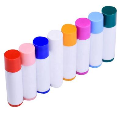 China Hot Sale Low Moq Kids Cosmetic Empty Lip Balm Containers Colorful Lipstick Label Tube Lipbalm Wholesale Packaging For Girls for sale