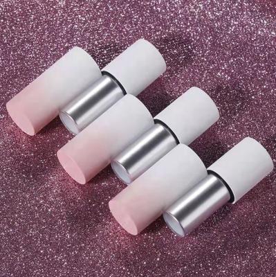 China New 2022 Lip Gloss Pink Gradient Low Moq Cosmetic Magnetic Liquid Lipstick Container Tubes Empty Packaging Bottle 12.1mm for sale