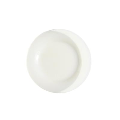 China Viable Diameter 20.5cm/18.5cm 8/7 Inch Gift Ornaments Hot Sale Custom Opal Jade Glass Plates Clear For Wedding Event Party for sale