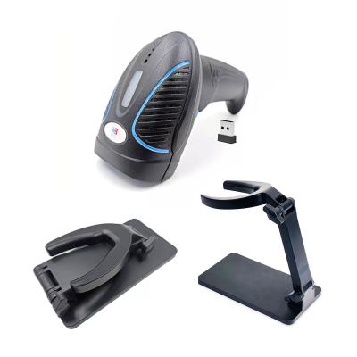 China Handheld Wireless Bracket Holder 1D 2D USB QR Code Fast Scanning Barcode Scanner for sale