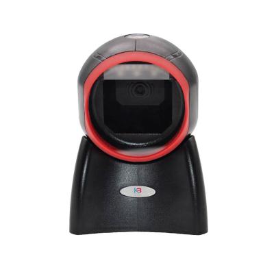 China Quick Scan High Speed ​​Auto Sense 1D 2D QR Code USB Wired Desktop Barcode Reader for sale