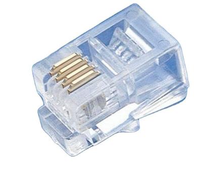 China Plastic injection molding RJ11/RJ45 adapter plastic injection connector mold for sale