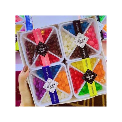 China Best Seller Good Quality Custom Flavor Custom Colorful Assorted Candy Dazzle Colors Jelly Bean 40*40*20cm for sale