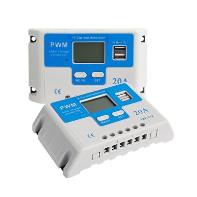 China Solar Charger Controller Cheap Price PWM Charge Controller Accept Custom Logo With LCD Display for sale