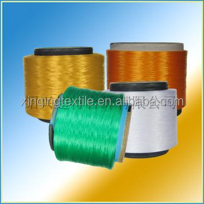 China 900D pp multifilament acid proof yarn with UV black colored used for webbing for sale