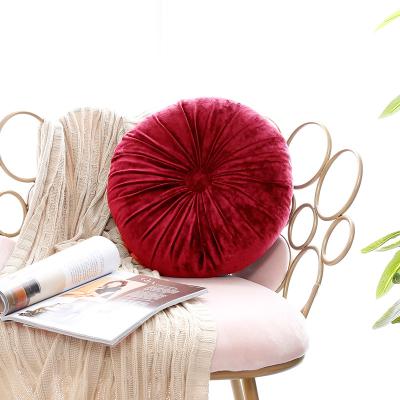 China Disposable Home Ice Velvet Cushion High Quality Anti-static Meditation Chair Pads Round Office Floor Cushion Cushion With Filling for sale