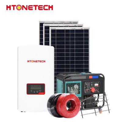 China Sistemas de energía solar híbrida CE Modulo fotovoltaico de batería de litio de 48V 3Kva en venta