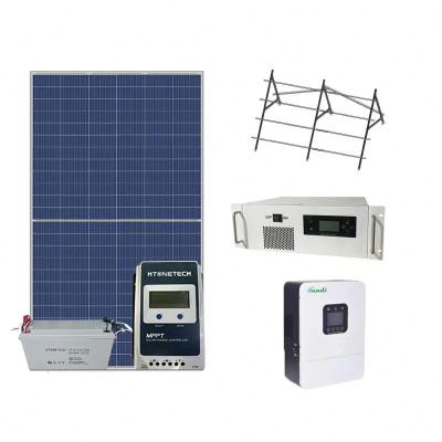 China Sistema de energía solar fuera de la red con controlador MPPT / PWM de 300W-600W CE TUV certificado en venta