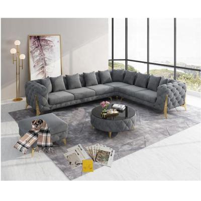 China Cara Home Furniture L Shape Living Room Large Corner Modern Simple Sofa Designs Luxury Sofa Living Room Sofas Set for sale