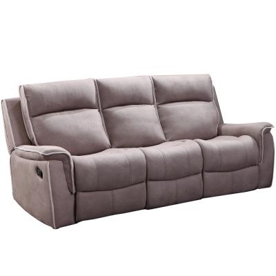 China Sofá eléctrico convertible 3 Seater Grey Color oscuro respirable del Recliner en venta