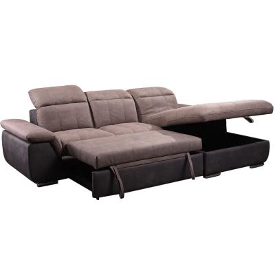 China 19855 Sofa Cum Bed Foldable Corner Little Two Floors High Motorised And Comfortable Sofa Bed for sale