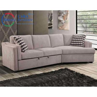 China Home Furniture Linen Fabric Sofa Set Corner Velvet Sofa Living Room Corner for sale