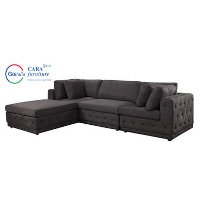 China Factory Price 2 Seater With Chaise Corner Couch L Shape Modern Modular Sofas Furniture Living Room for sale