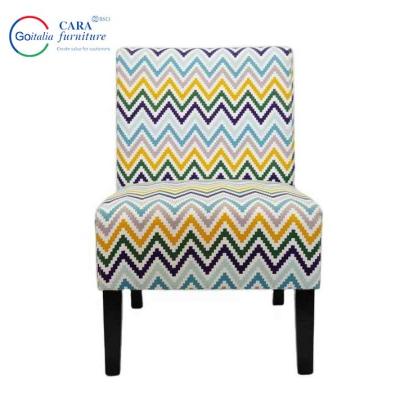 China Wholesale Bedroom Hotel Furniture Custom Comfortable Soft Wooden Legs Fabric Chairs For Living Room for sale