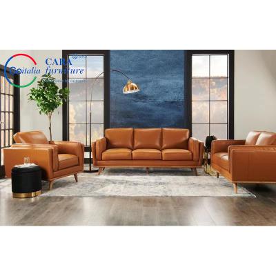 China High-End maßgeschneiderte Größe Rezeption Möbel Wohnzimmer 3Pcs Massivholz Beine Moderne Sofas Pu Leder zu verkaufen