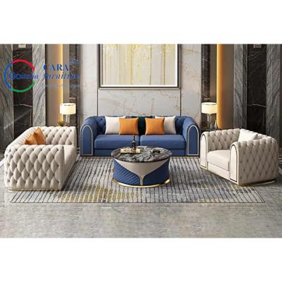 China Good Quality Home Living Room Modern Luxury New Designs Furniture Sofa Set Materials Fabric for sale