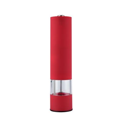 China One Touch Easy Operated Electric Plastic Body Salt Grinder Sustainable for sale