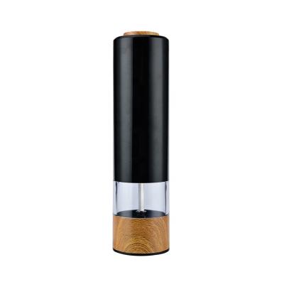 China Sustainable Color Customized Battery Operated Stainless Steel Salt And Pepper Mill for sale