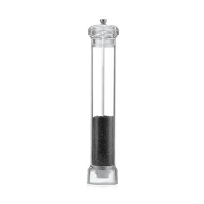 China Sustainable Extra Long Clear Acrylic Pepper and Salt Grinder for sale