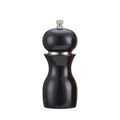 China Sustainable White Ceramic Mechanism Color Wooden Salt Pepper Grinder for sale