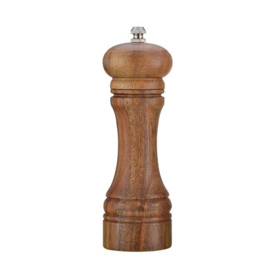 China Eco - Friendly Sustainable Hot Sale Wooden Salt And Pepper Mill Corn Manual Grinder for sale